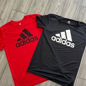 Adidas boys size 18/20 xl shirts.